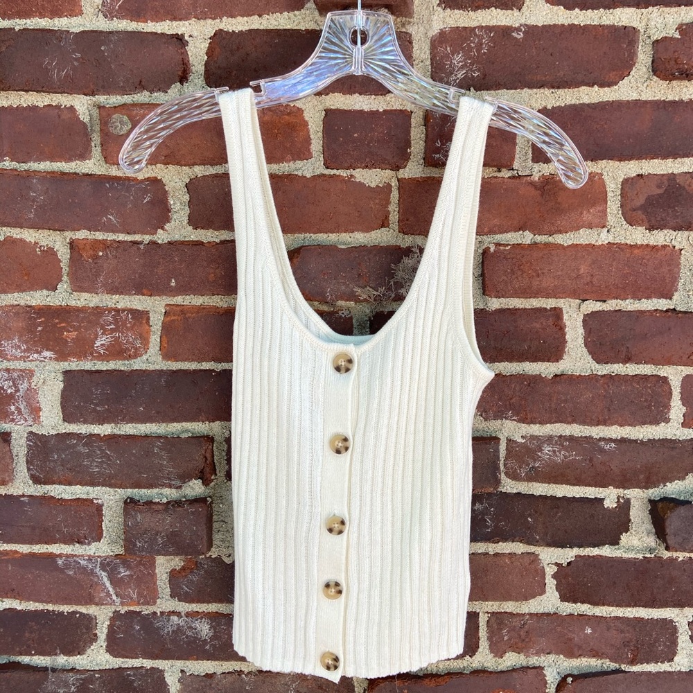 American Eagle Button-Up Tank